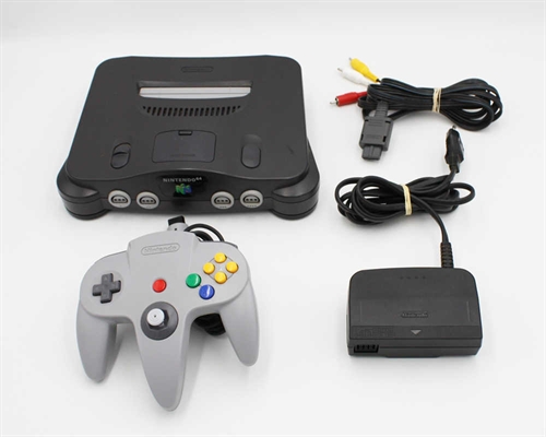 Nintendo 64 Console - Charcoal Grey - SNR NUP13699805 (B Grade) (Used)